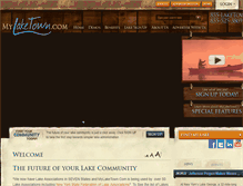 Tablet Screenshot of mylaketown.com